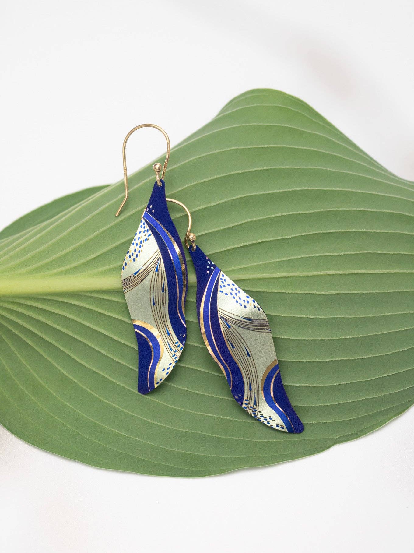 Holly Yashi - Turning Leaf Earrings