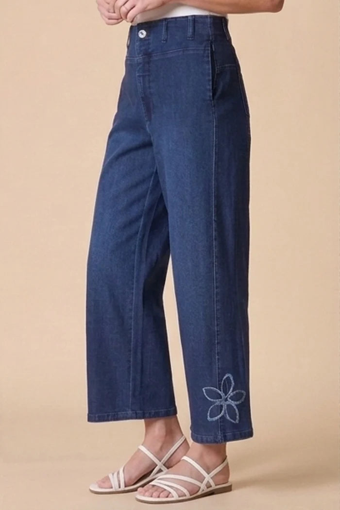 Tossed Flower Jean