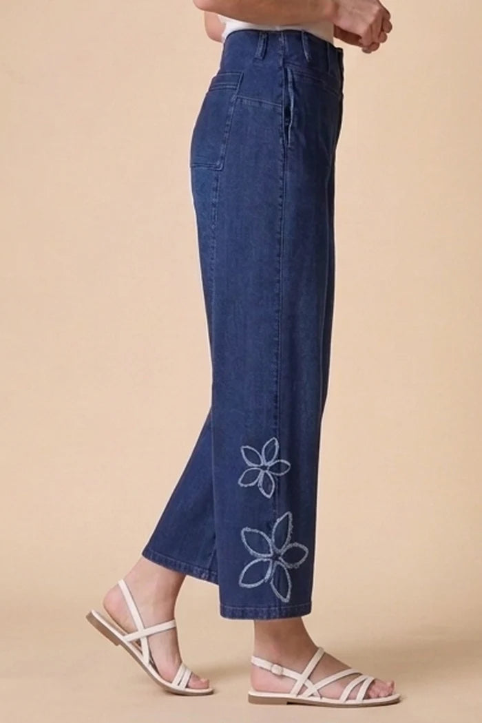 Tossed Flower Jean