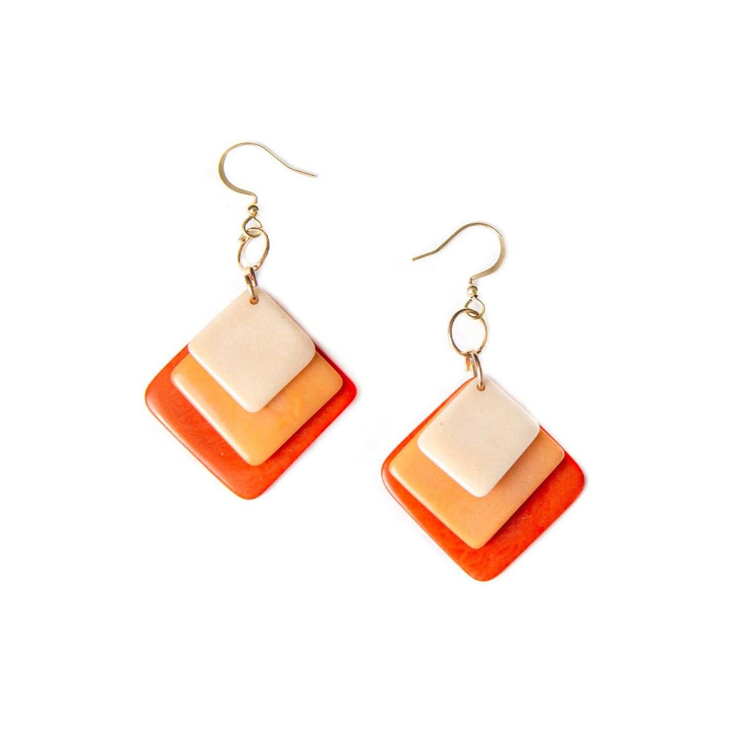Organic Tagua Jewelry - Minerva Earrings