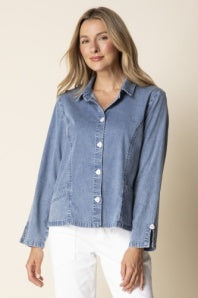 Travel Denim Shirt Jacket