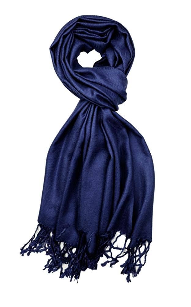 Navy Pashmina Shawl