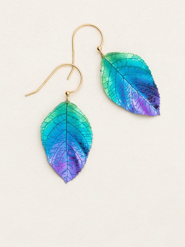 Holly Yashi Single Leaf Earrings
