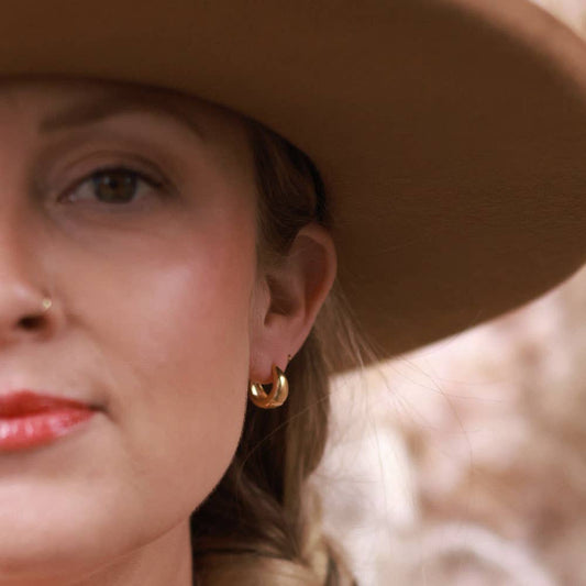 Sofia Huggie Hoops - Small