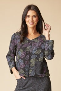 Crinkle Leaves Top