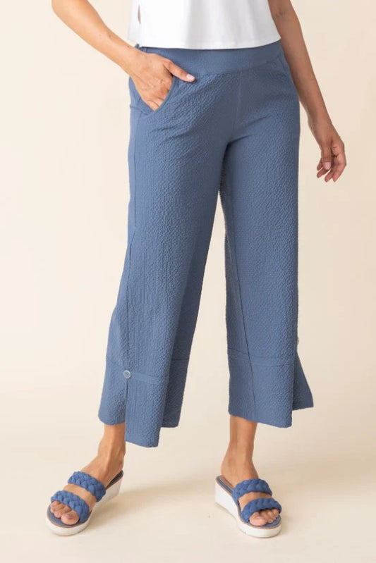 Relaxed Split Hem Crop Pant