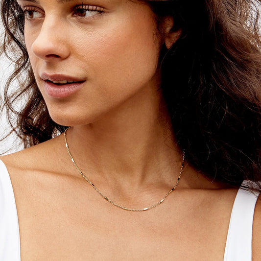 Tatum Mini Bar Necklace