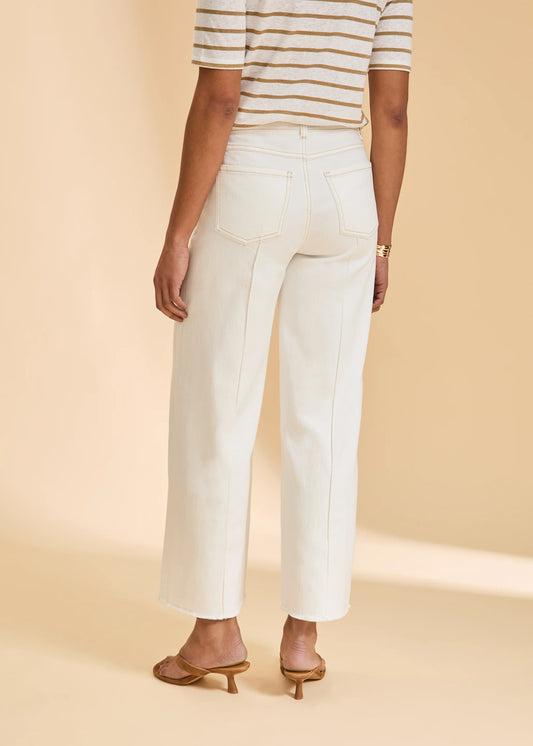 Olivia Wide Leg Pintuck Jean