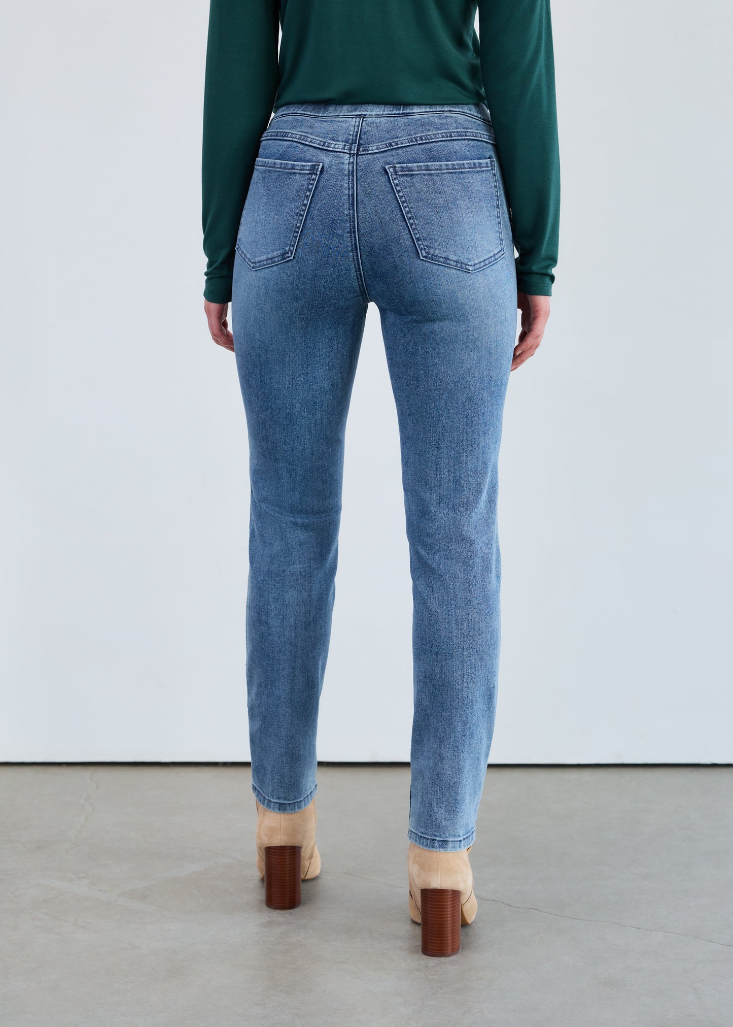 Pullon Embroidered Jean