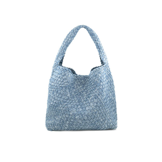 Jeans Woven Shoulder Bag