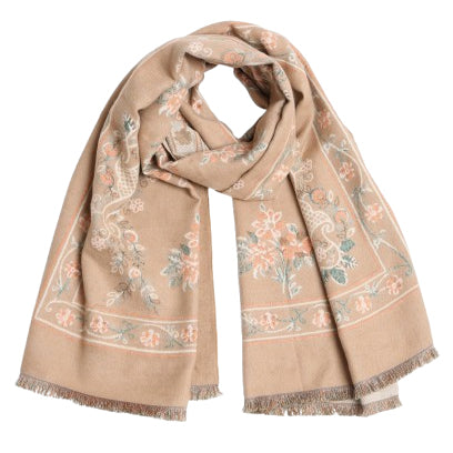 Luxe Paisley Floral Scarf