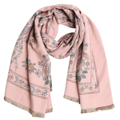 Luxe Paisley Floral Scarf