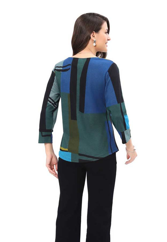 Greta Color Block Top