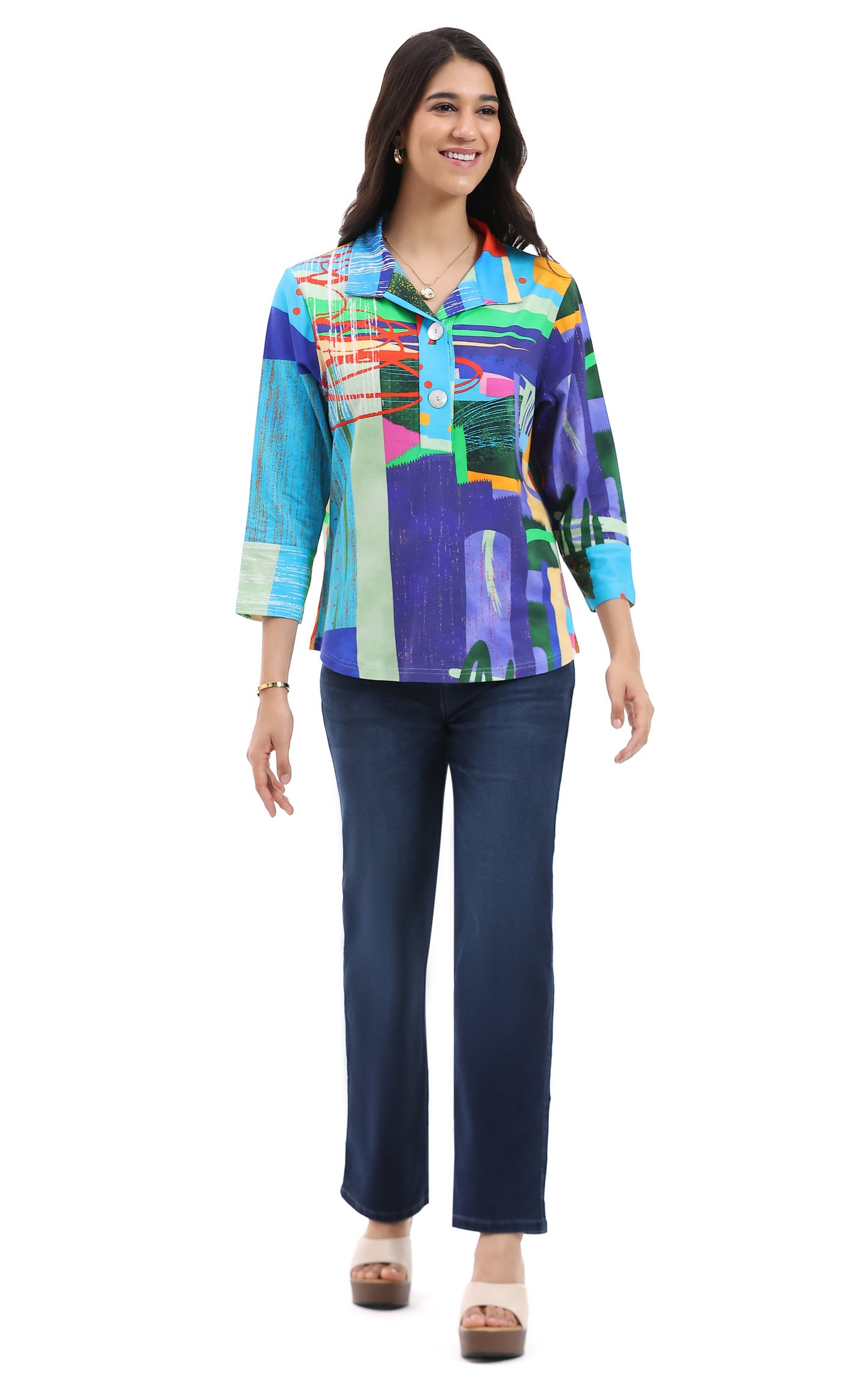 Gracie Placket Top