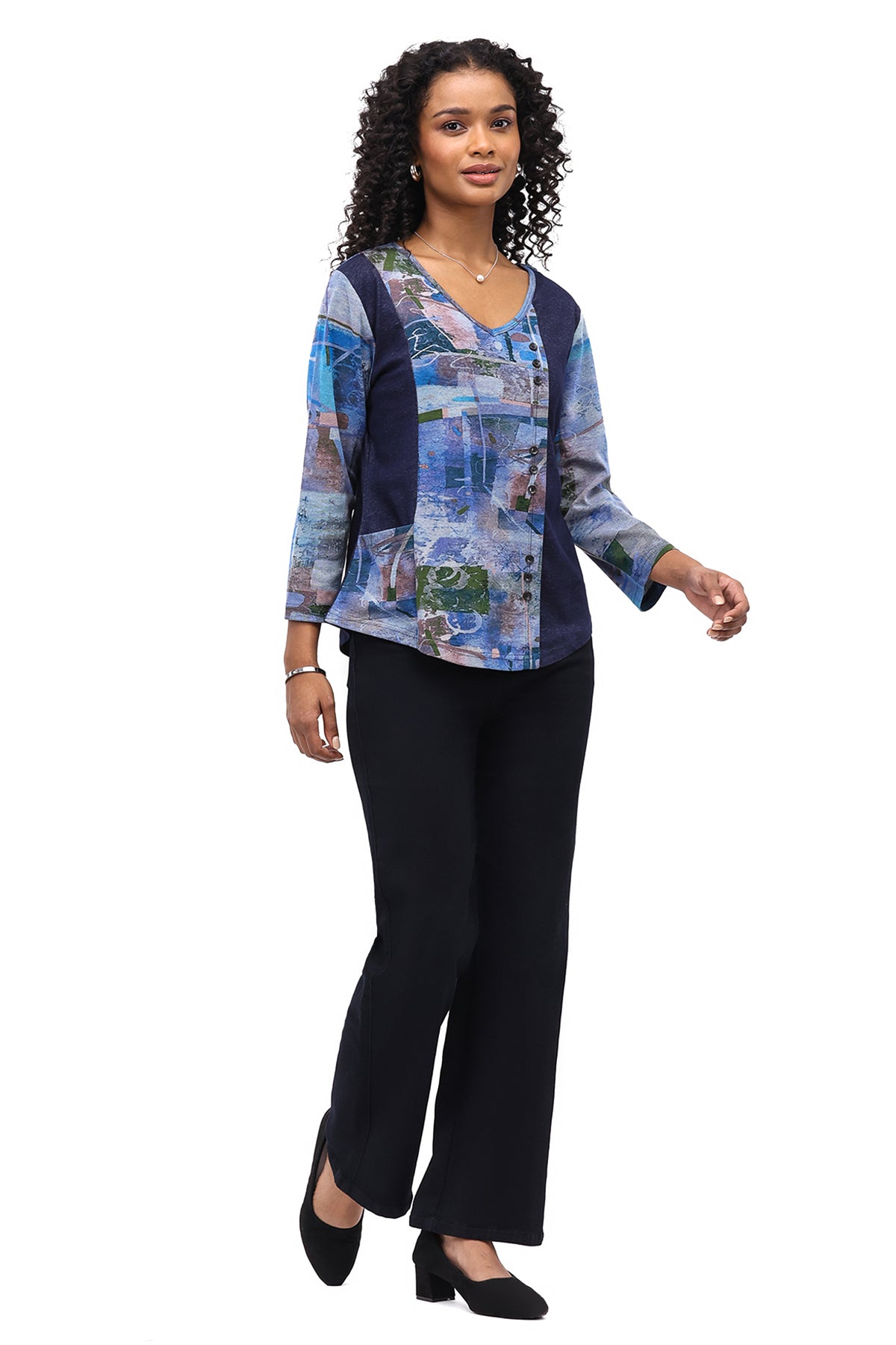 Emily Button Blouse