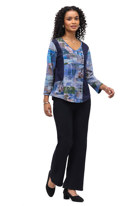 Emily Button Blouse