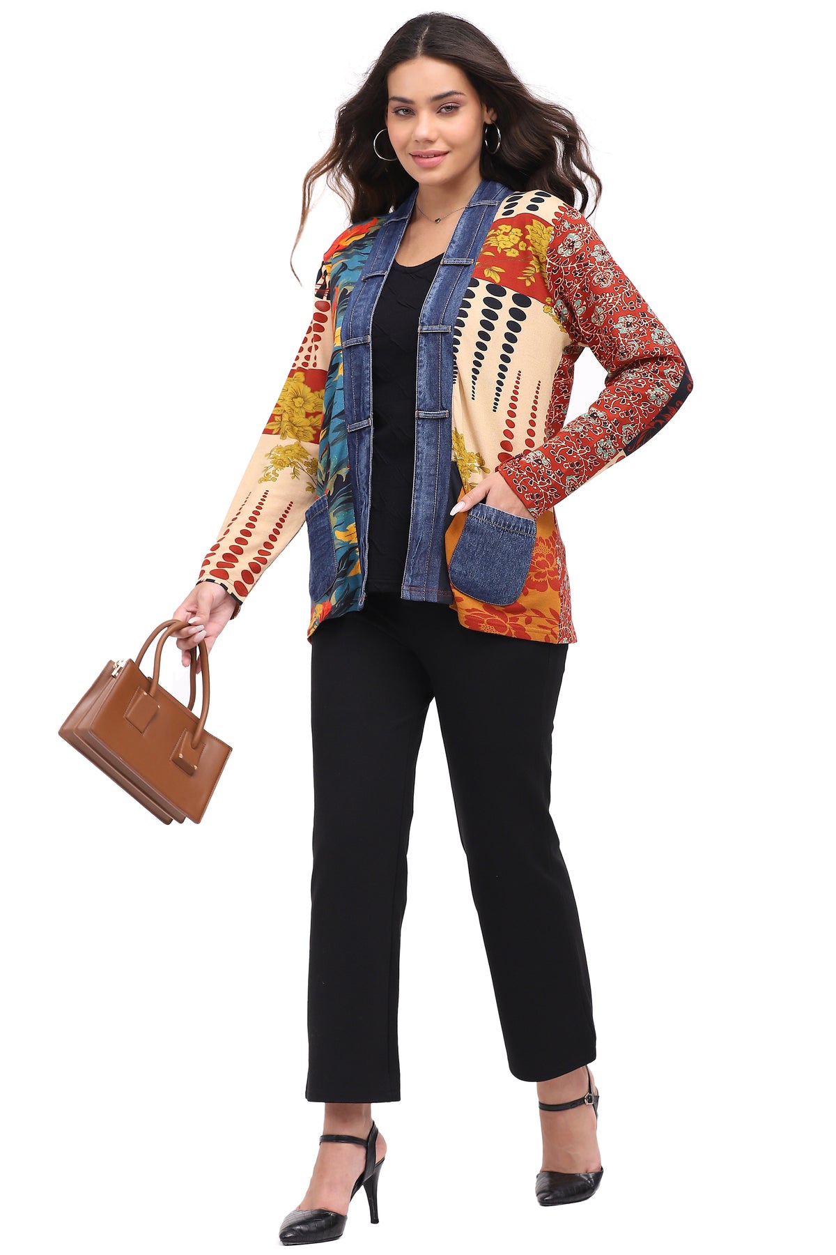 Giselle Denim Trim Jacket