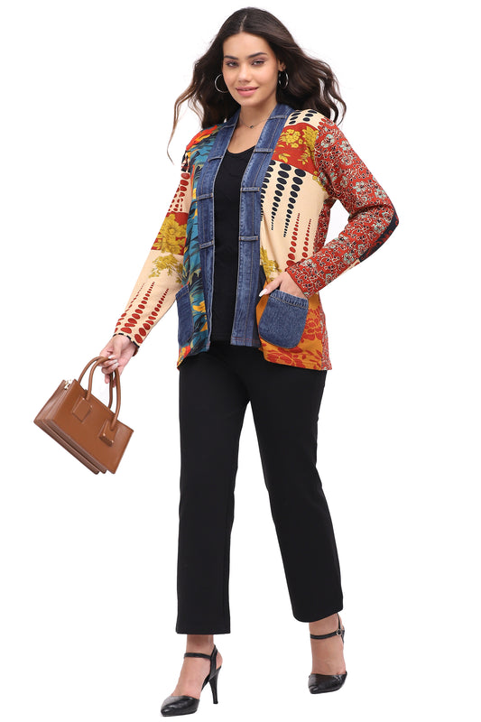 Giselle Denim Trim Jacket