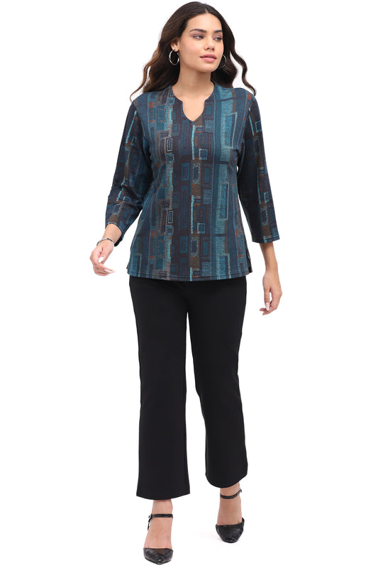 Jolene Geo Print Top