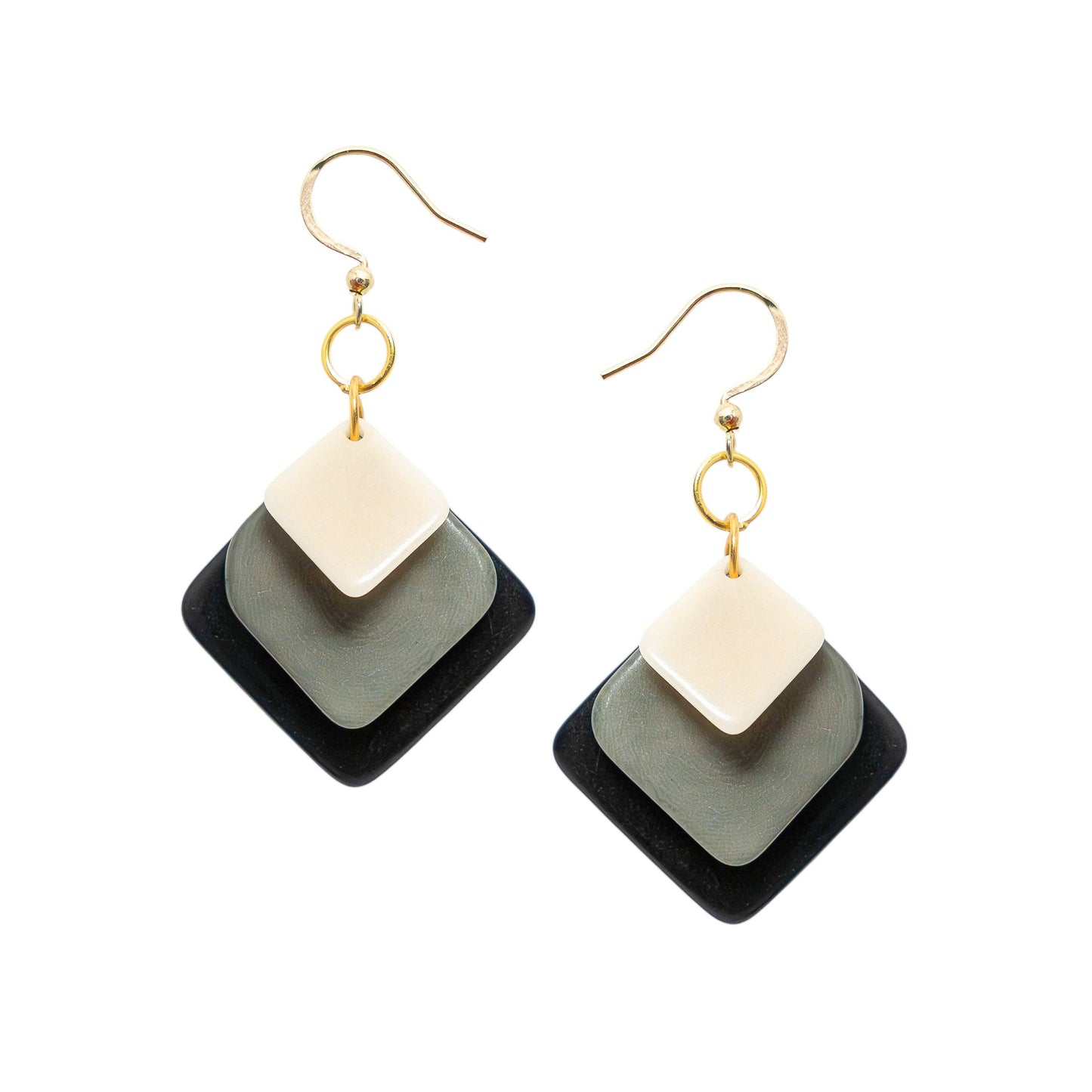Organic Tagua Jewelry - Minerva Earrings