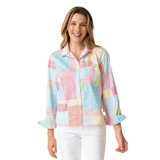 Patchwork Shaped Shirt