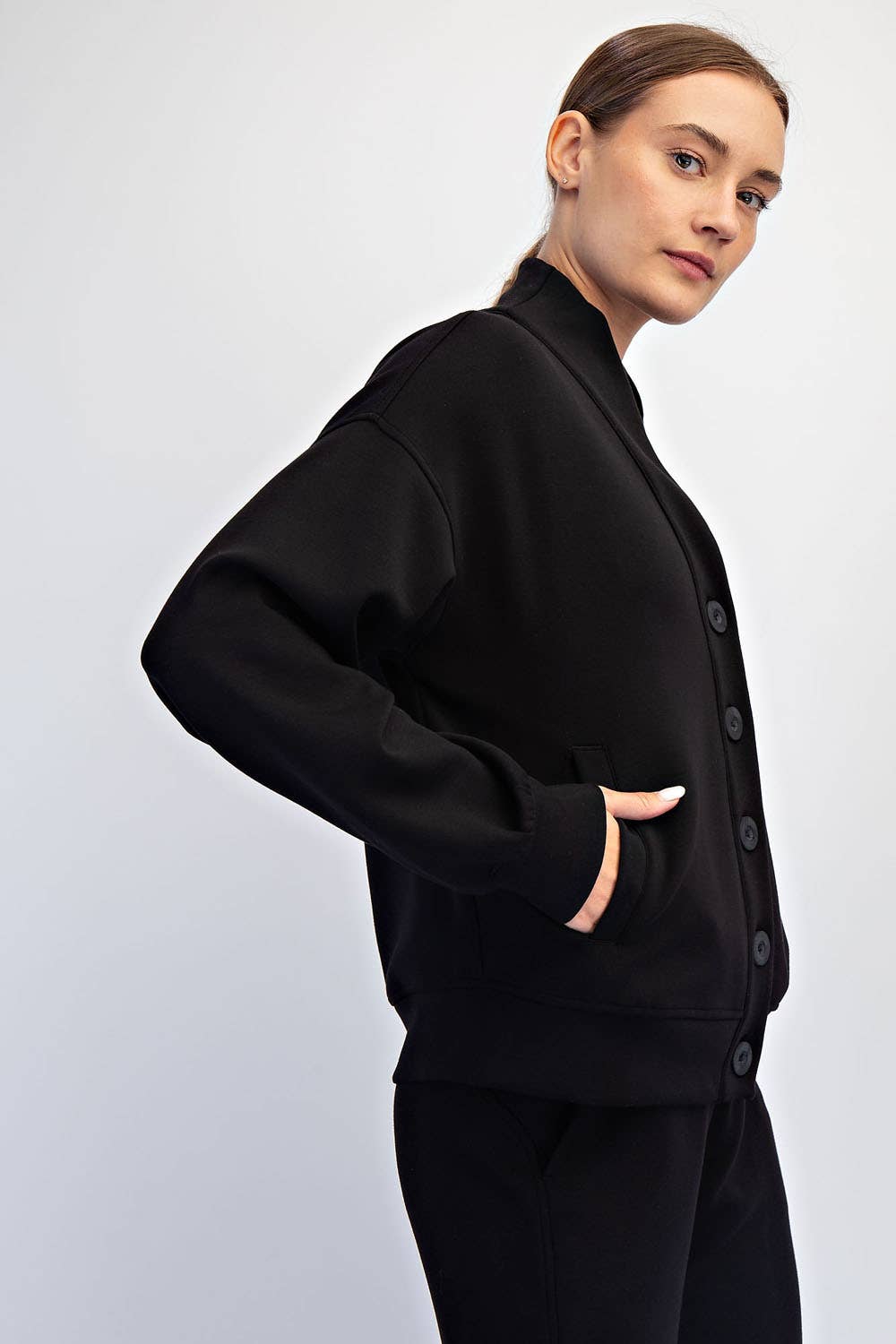 Luxe Scuba Cardigan