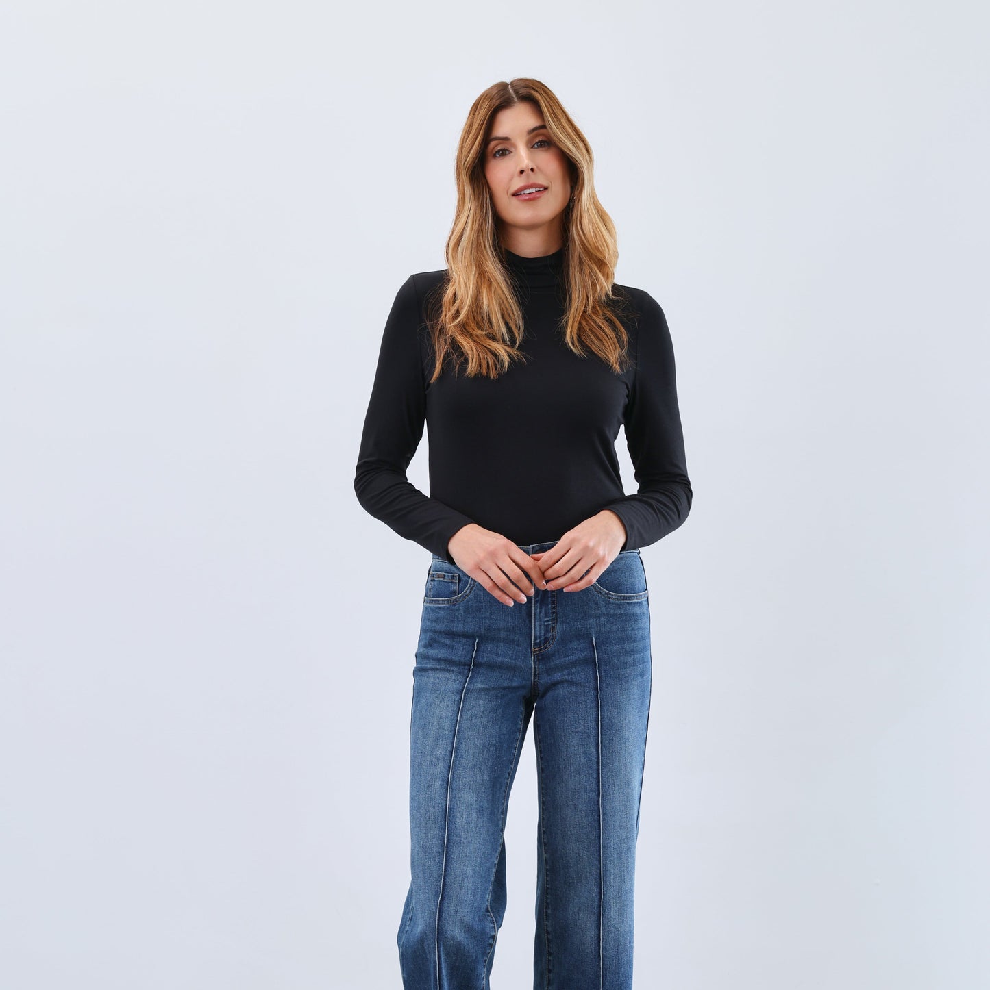 Long Sleeve Mock Neck