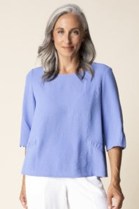 Shirred Pullover Blouse