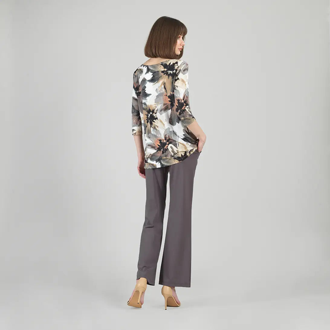 Neutral Floral Tunic