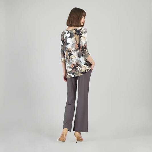 Neutral Floral Tunic