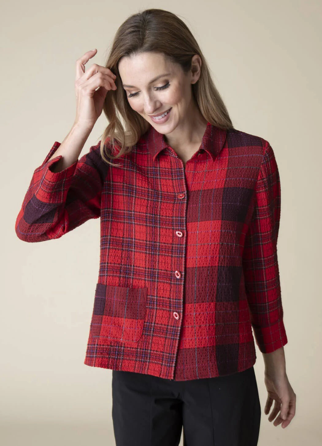 Plaid Shaped Shirt