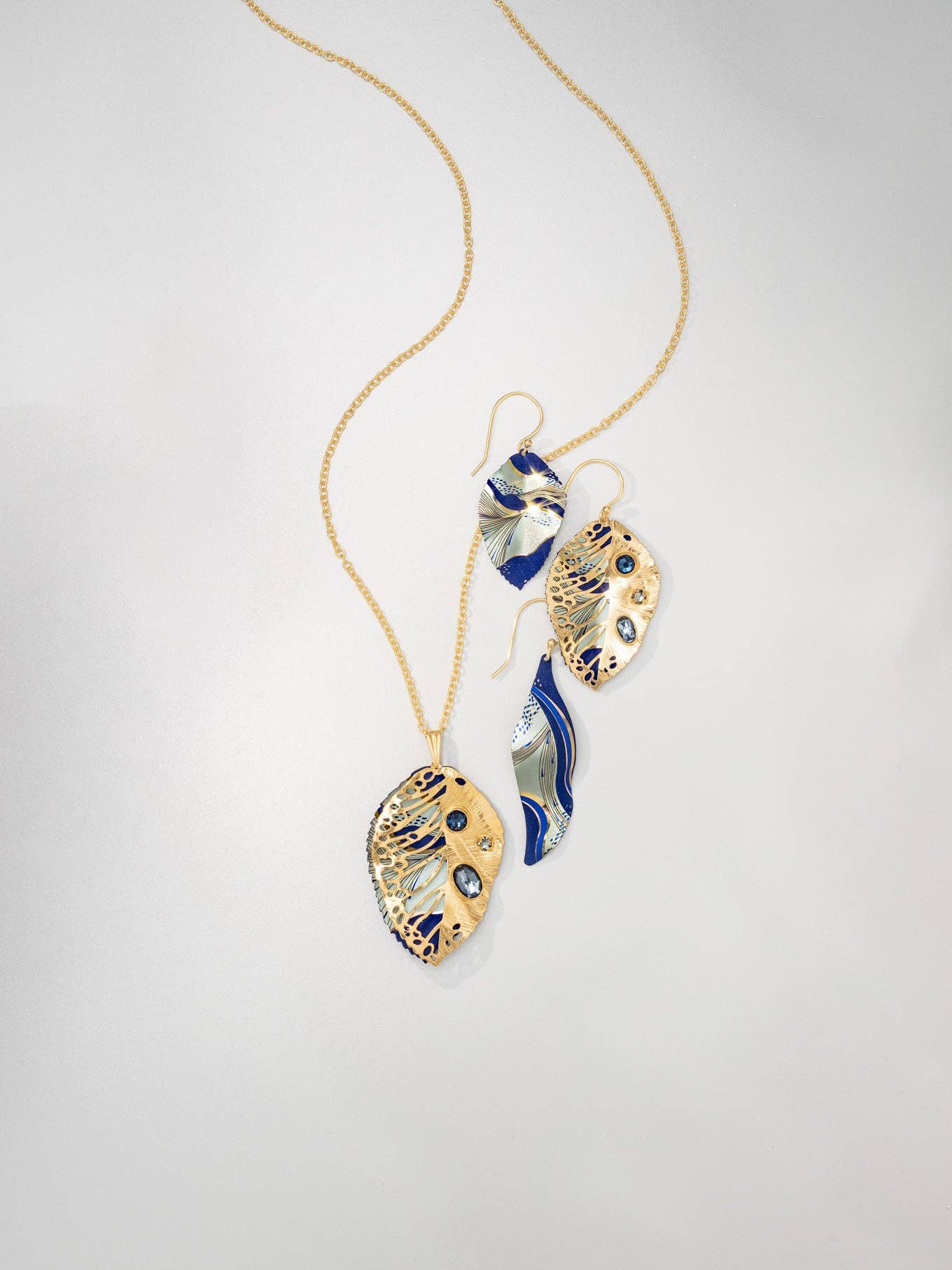 Holly Yashi - Turning Leaf Earrings