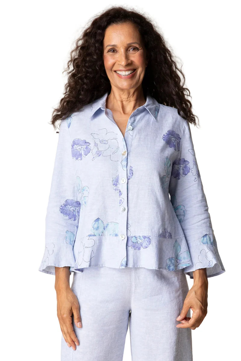 Floral Flounce Shirt