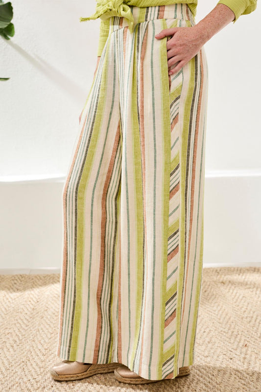Pull-on Flowy Wide Pant