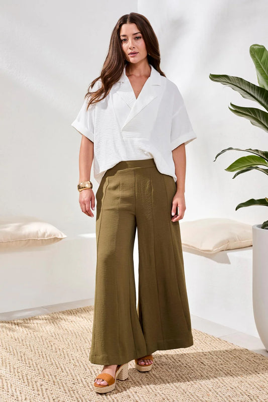 Textured Palazzo Pant