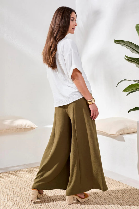 Textured Palazzo Pant