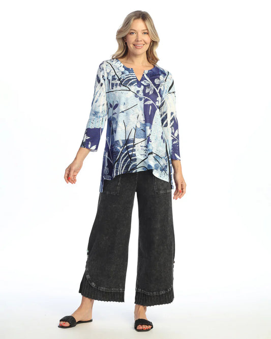 Hana Contrast Chiffon Tunic