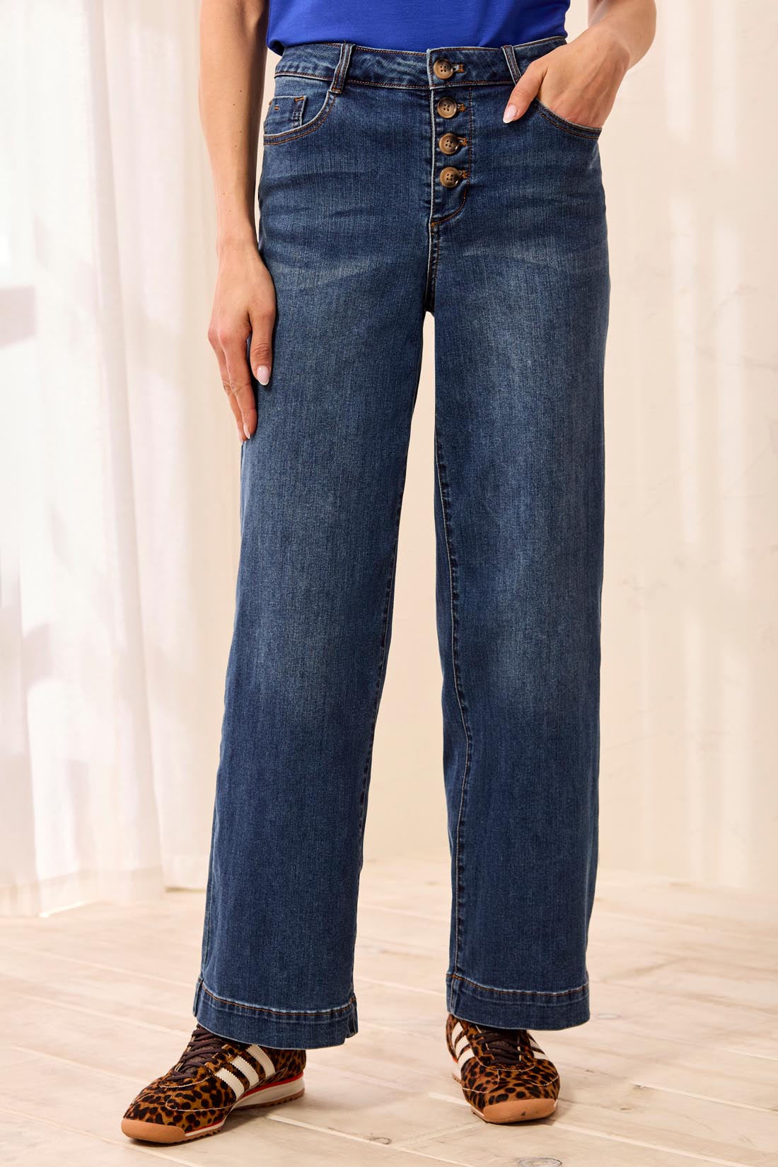 Audrey Button Fly Jean