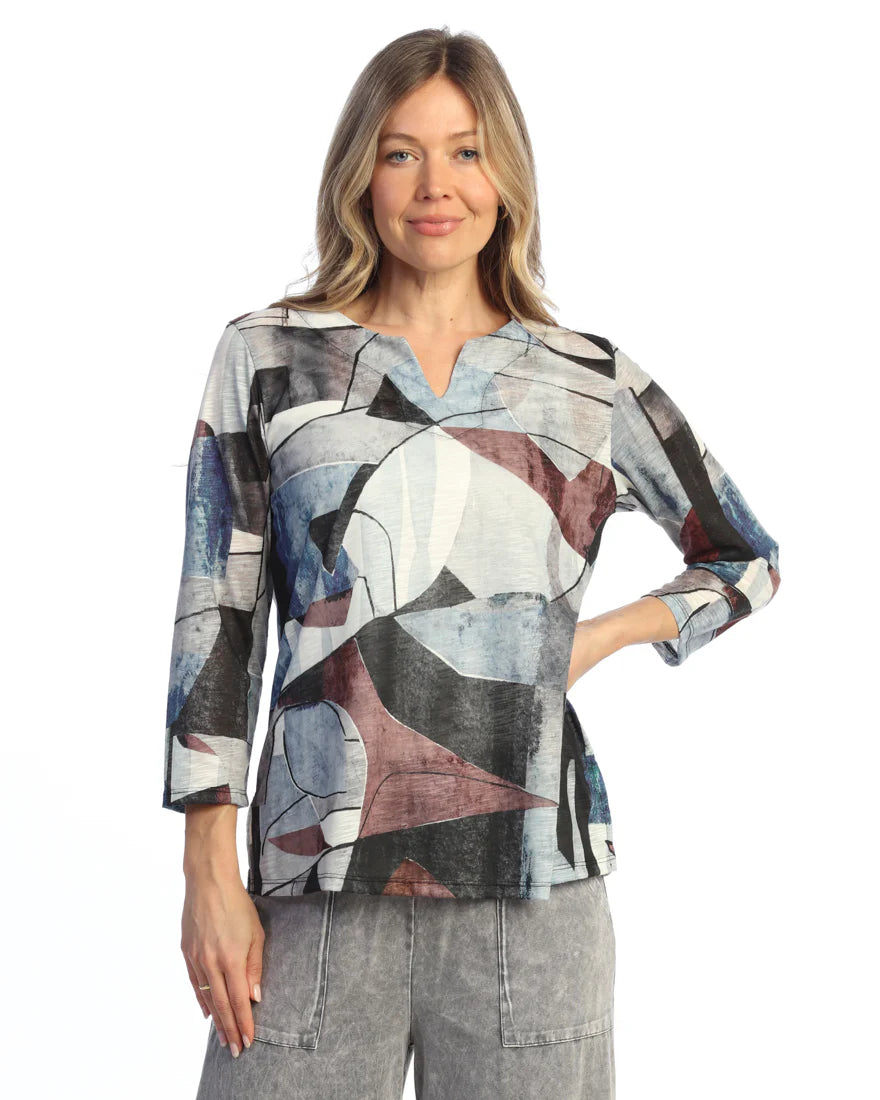 Artiste Notch Neck Top
