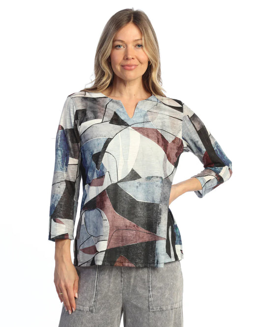 Artiste Notch Neck Top