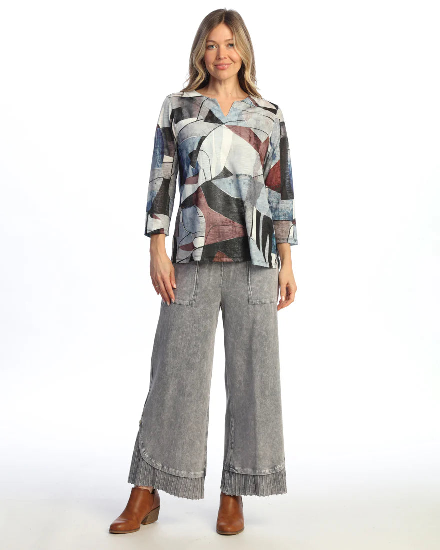 Artiste Notch Neck Top