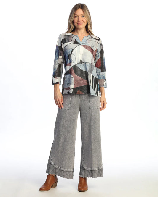 Artiste Notch Neck Top