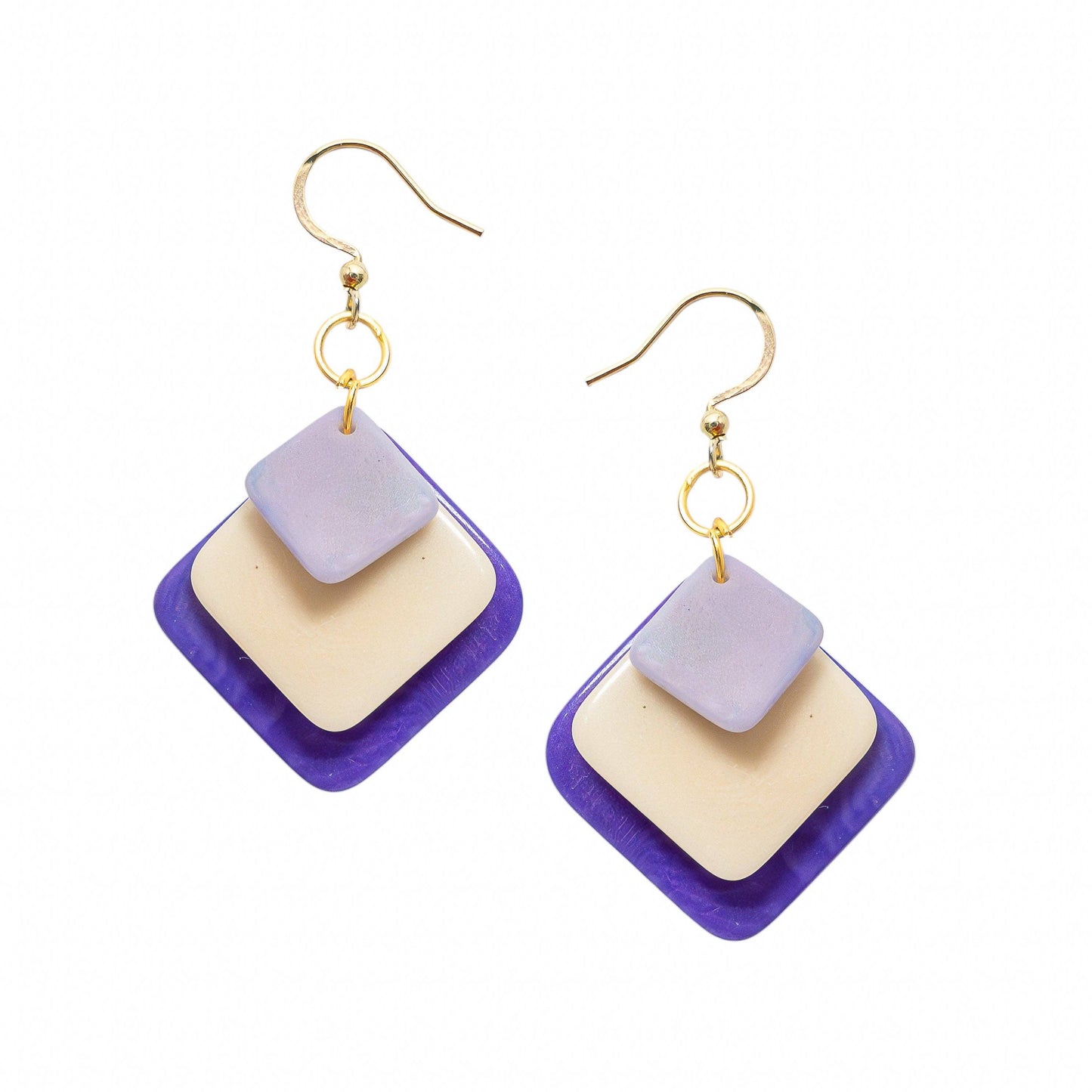 Organic Tagua Jewelry - Minerva Earrings