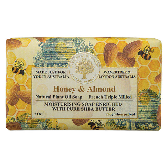 Wavertree & London Honey & Almond Luxury Soap Bar