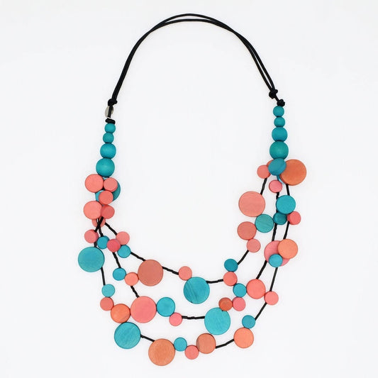 Turquoise Multi Strand Millie Necklace