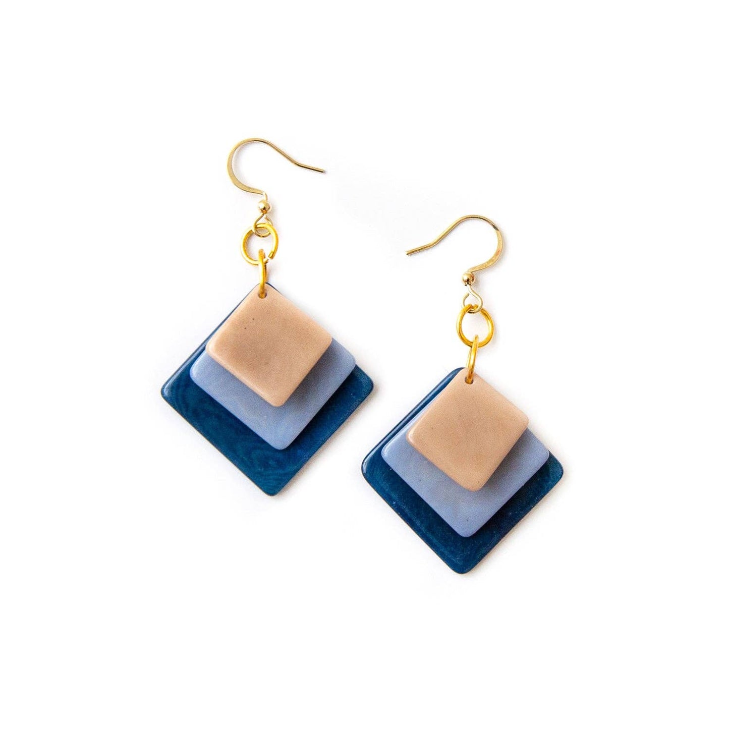 Organic Tagua Jewelry - Minerva Earrings