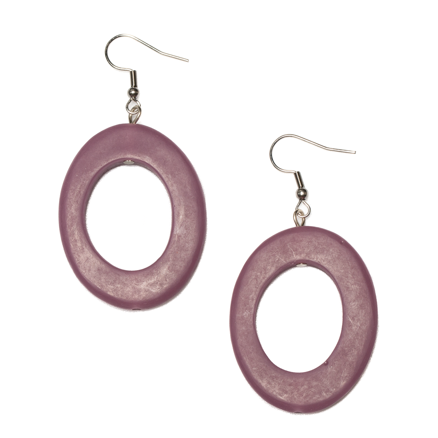 Resin Hoop Earrings