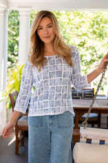 Softly Stamped Pullover