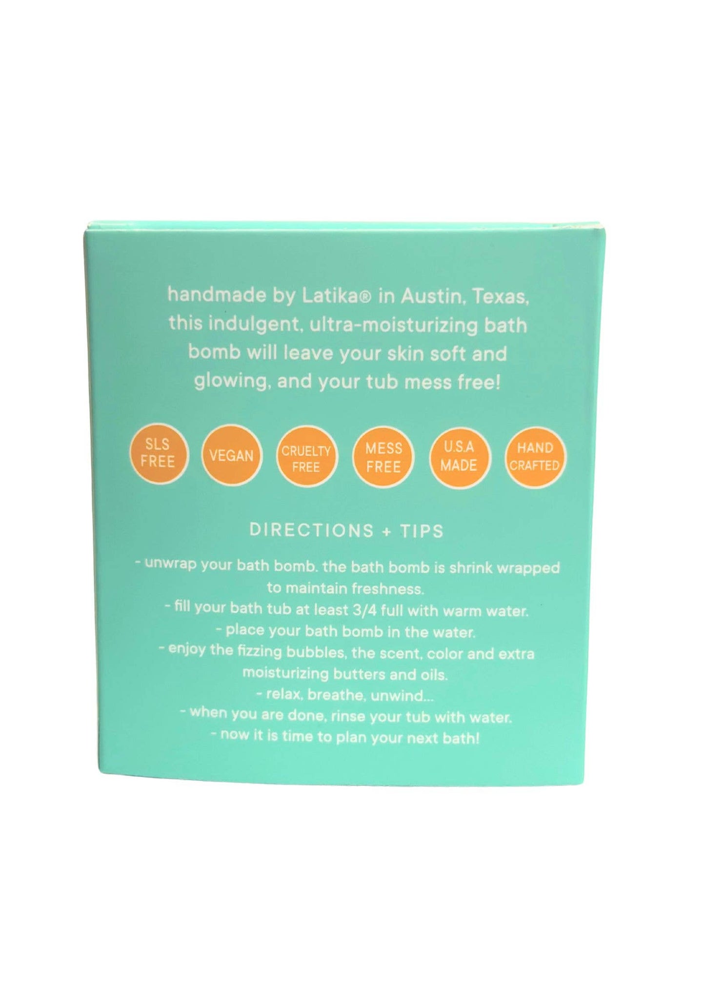 Stress Relief Essential Oil Bath Bomb 💧 Natural