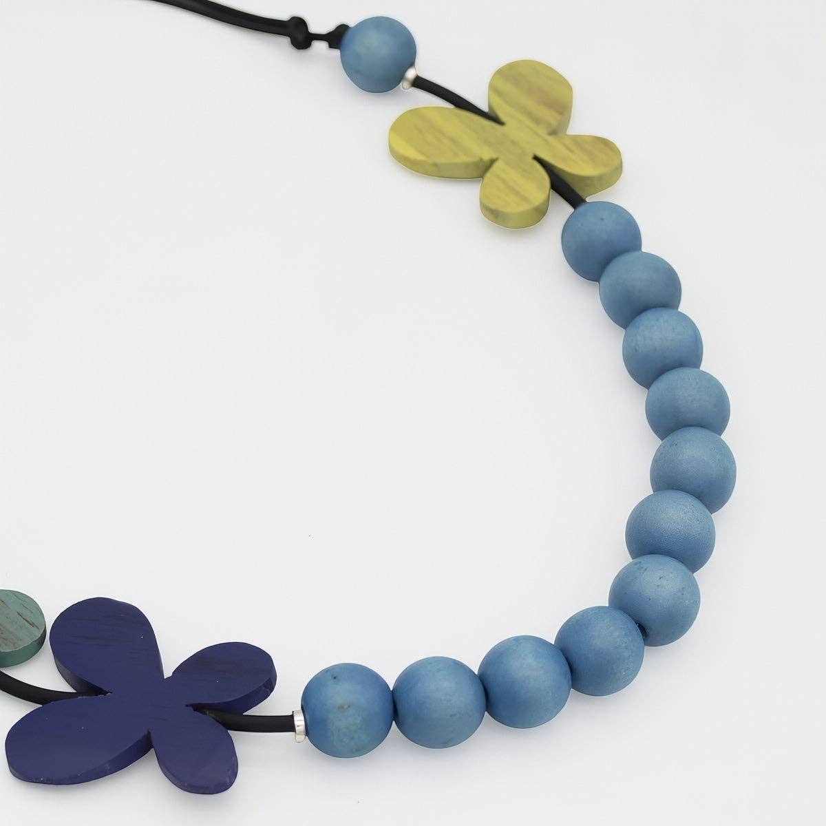 Blue Woodland Wings Necklace